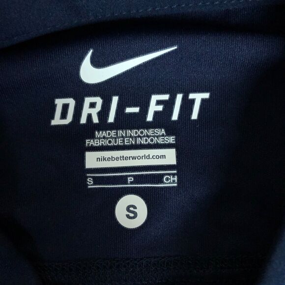 Pittsburgh Panthers Mens Shirt Small Polo Nike Navy Short Sleeve NCAA Sports Top - Picture 5 of 10